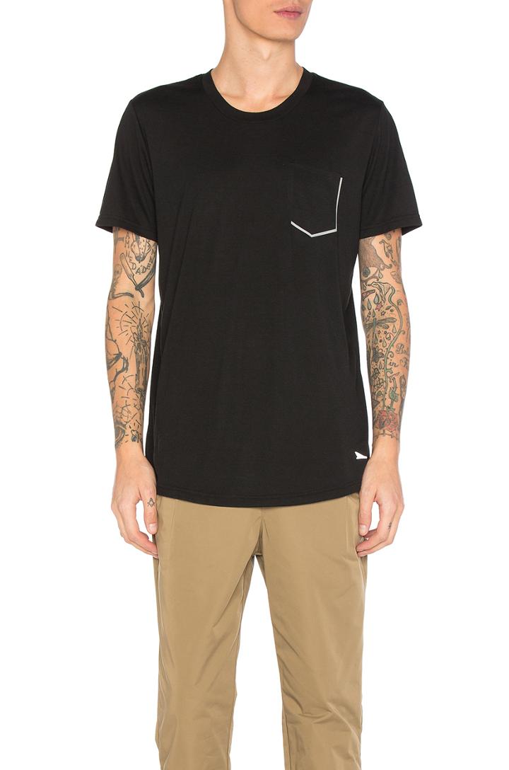 Tech Reflective Chest Pocket Tee