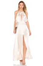 Ruffle Halter Gown