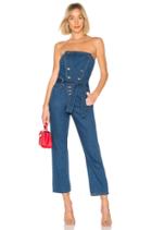 Blue Jean Bustier Jumpsuit
