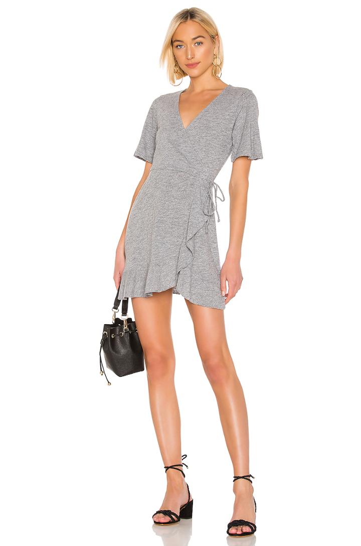 Mini Ruffle Wrap Dress