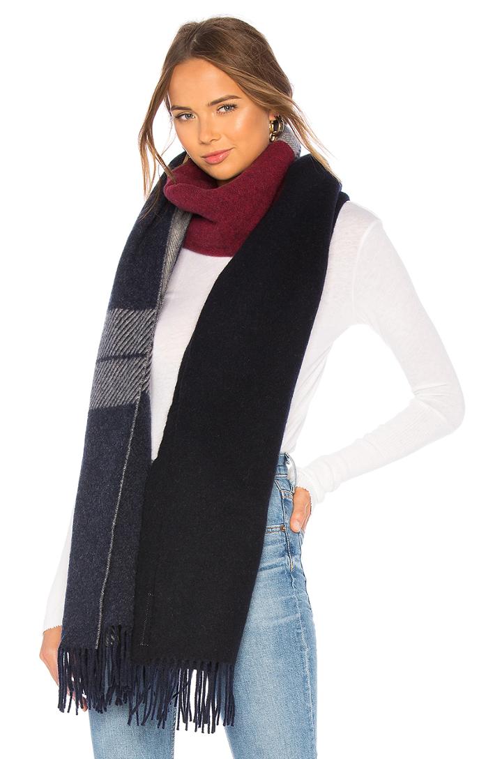 Mixed Check Scarf