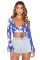 By The River Wrap Top