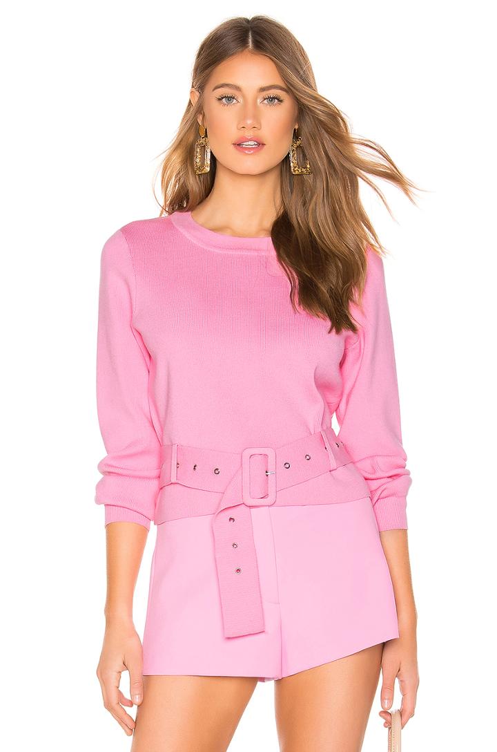 Belted Pullover