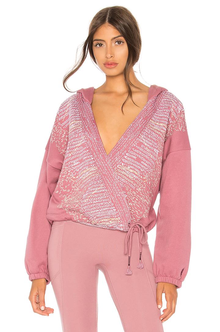 Sashiko Wrap Hoodie