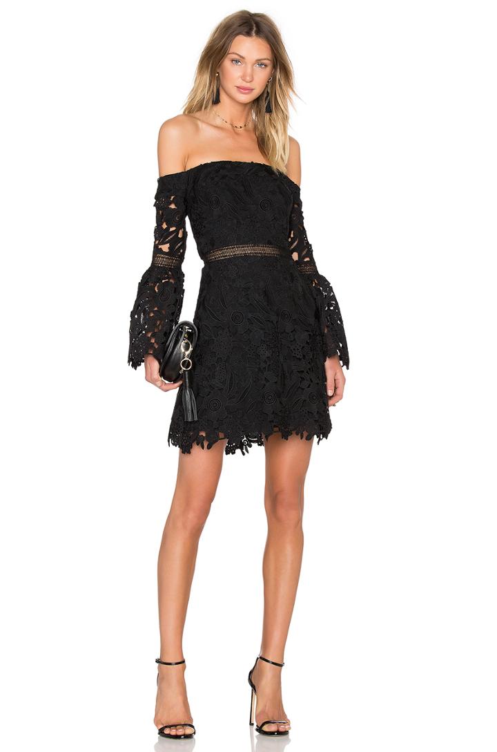 Wild Flower Lace Mini Dress