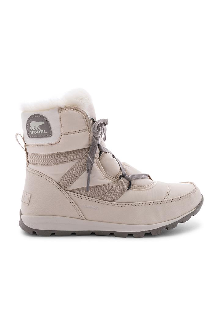 Whitney Short Lace Faux Fur Trim Bootie