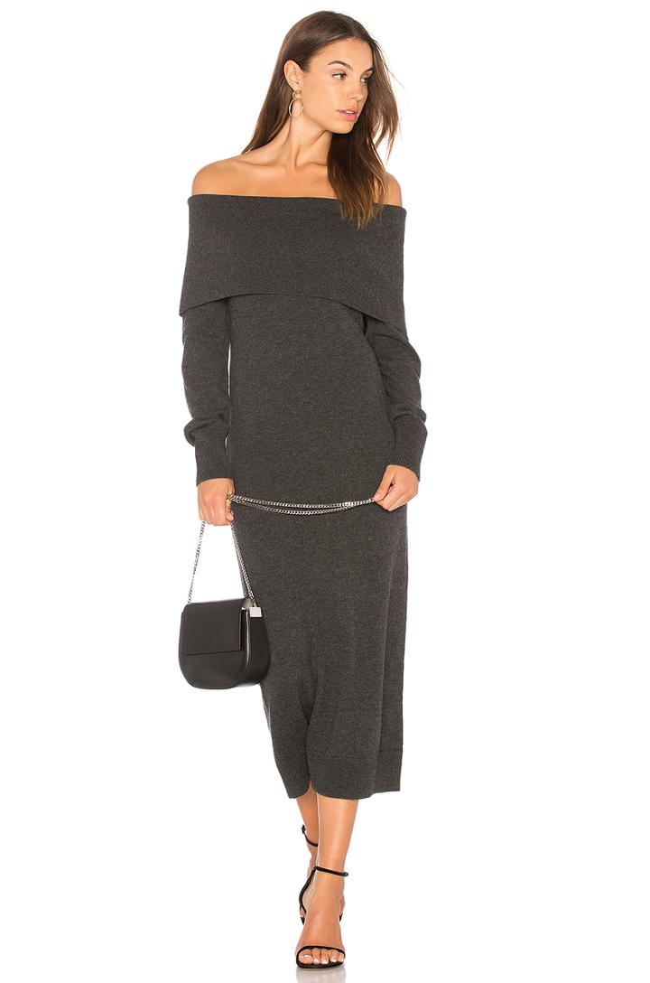 Foldover Sweater Dress