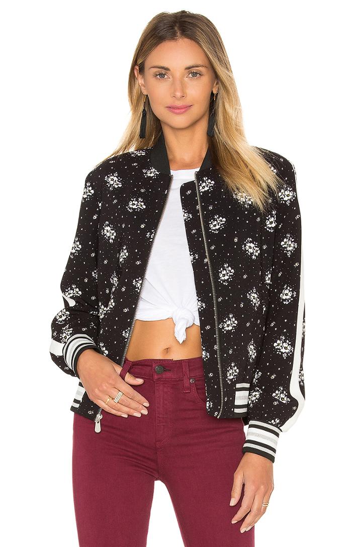 Stardust Floral Bomber Jacket