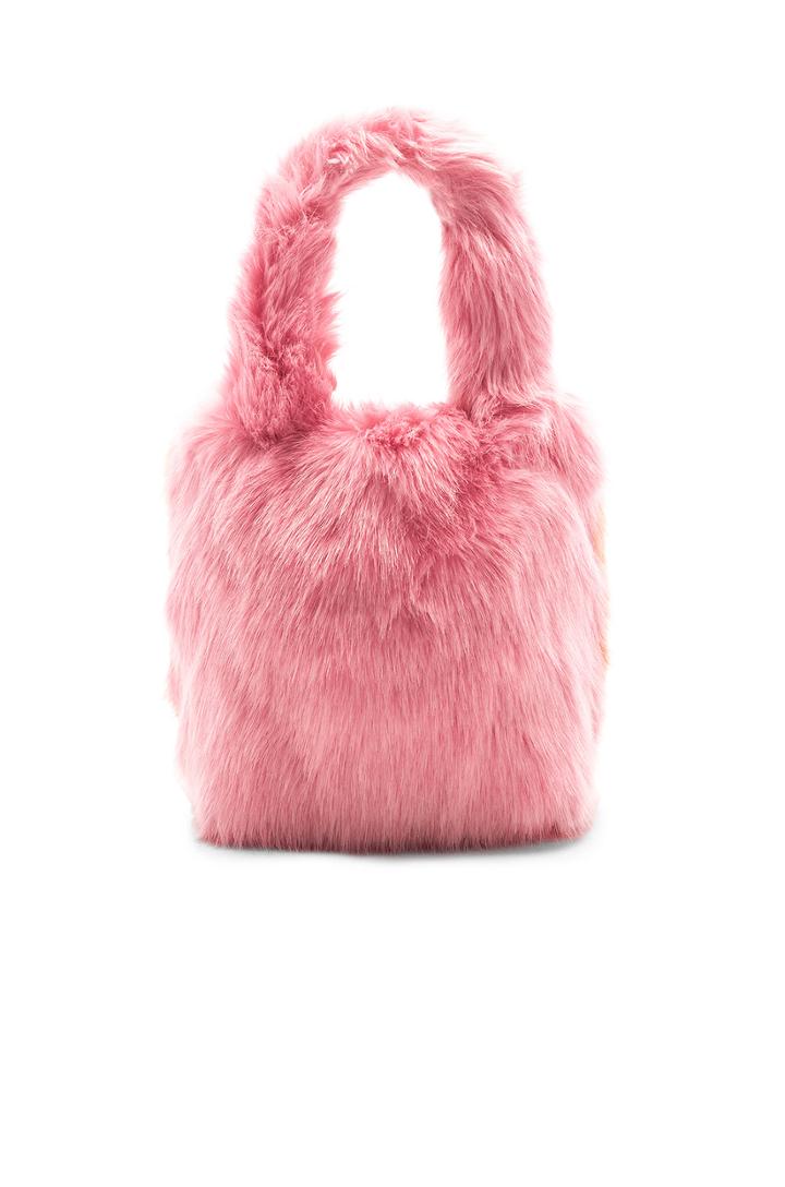 Pop Faux Fur Tote