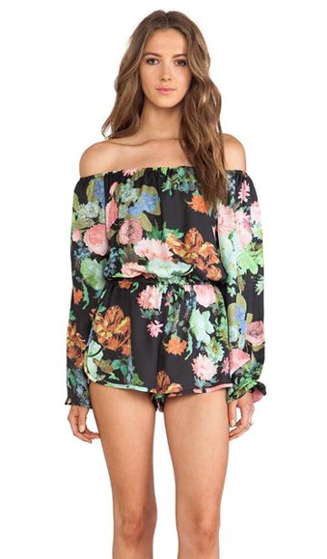 Show Me Your Mumu X Revolve Rayne Romper In Black