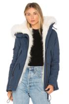 Mini Luxe Parka With Fox Fur And Asiatic Raccoon Fur