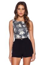 Open Back Crop Top