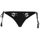 River Island Womens And Gold Sequin Bikini Bottoms