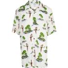 River Island Mens Only And Sons Big And Tall White Hawaiian Shirt