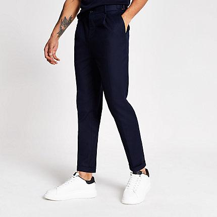 River Island Mens Tapered Trousers