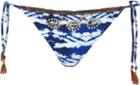 River Island Womens Tie Dye Embellished Bikini Bottoms