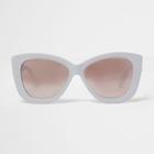 River Island Womens Glitter Cat Eye Sunglasses