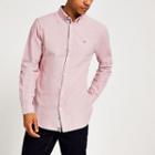 River Island Mens Long Sleeve Regular Fit Oxford Shirt