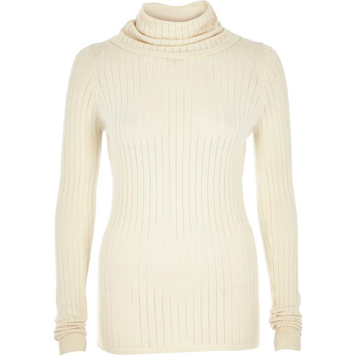 River Island Womens Ribbed Knitted Roll Neck Sweater