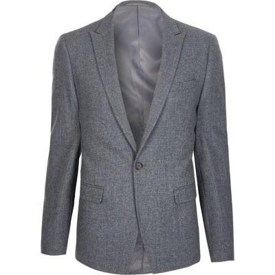 River Island Mens Cropped Skinny Fit Suit Jacket