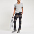 River Island Mens Marl V Neck Short Sleeve T-shirt