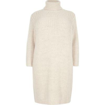 River Island Womens Plus Roll Neck Jumper Dress