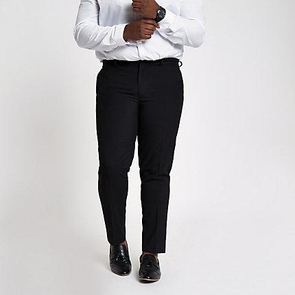 River Island Mens Big And Tall Smart Trousers