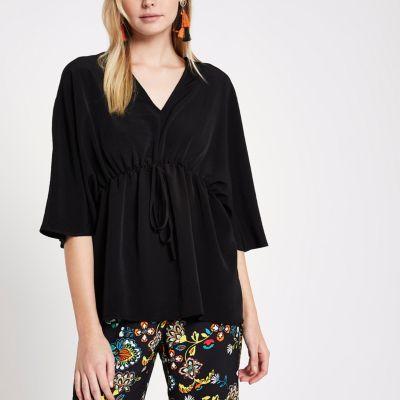 River Island Womens Tie Waist Kimono Top