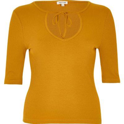 River Island Womens Tie Front Top