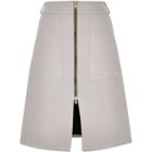 River Island Womens Zip-up A-line Midi Skirt