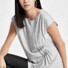River Island Womens Longline Pleated Top