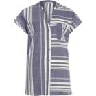 River Island Womens Stripe Short Sleeve Shirt