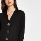 River Island Womens Button Front Loose Fit Shirt