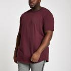 River Island Mens Big And Tall Longline T-shirt