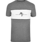 River Island Mens Big And Tall 'maison Riviera' T-shirt