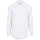 River Island Menswhite Marl Lightweight Shirt