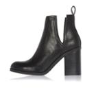 River Island Womens Cut-out Heeled Ankle Boots