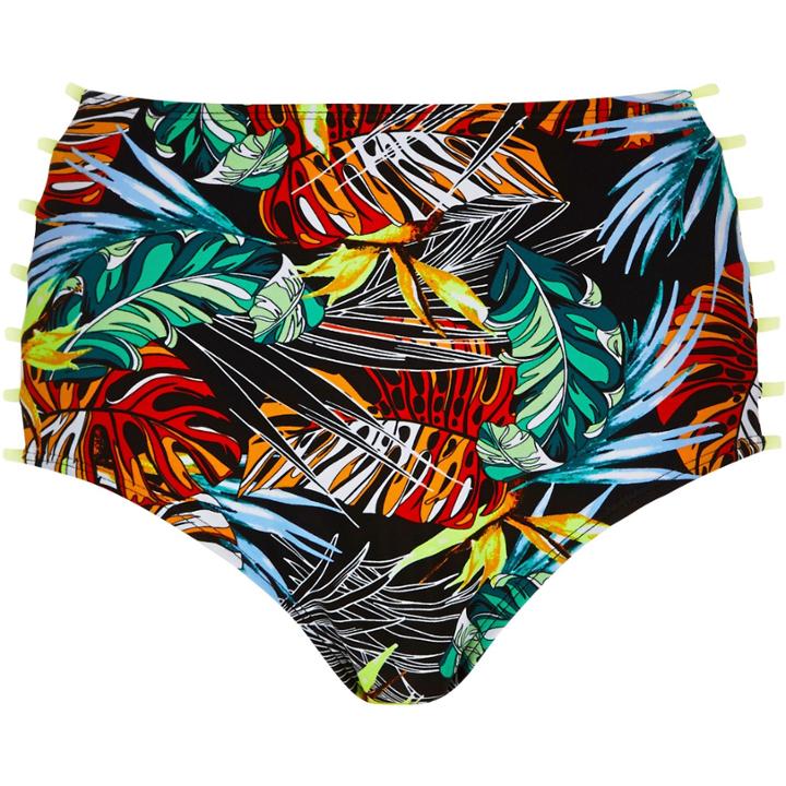 River Island Womens Tropical High Waisted Bikini Bottoms