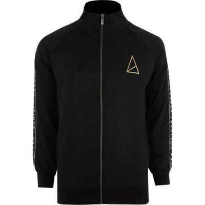 River Island Mens Golden Equation Zip Up Track Top