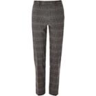 River Island Mens Big And Tall Check Skinny Smart Trousers