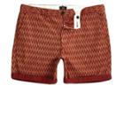 River Island Mens Textured Tile Print Shorts