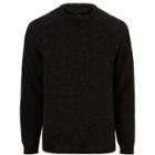 River Island Mens Raglan Fisherman Jumper