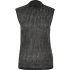 River Island Womens Silver Pleatedk Top