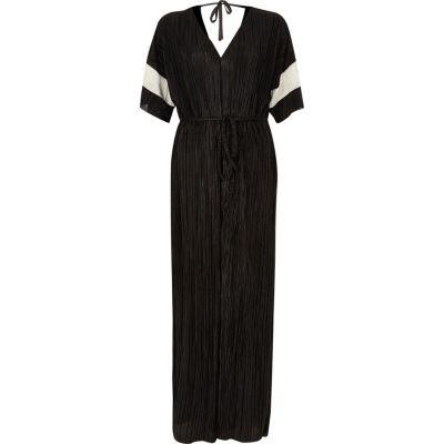 River Island Womens Plisse Kimono Sleeve Jumpsuit