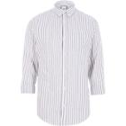 River Island Mens Stripe Slim Fit Oxford Shirt