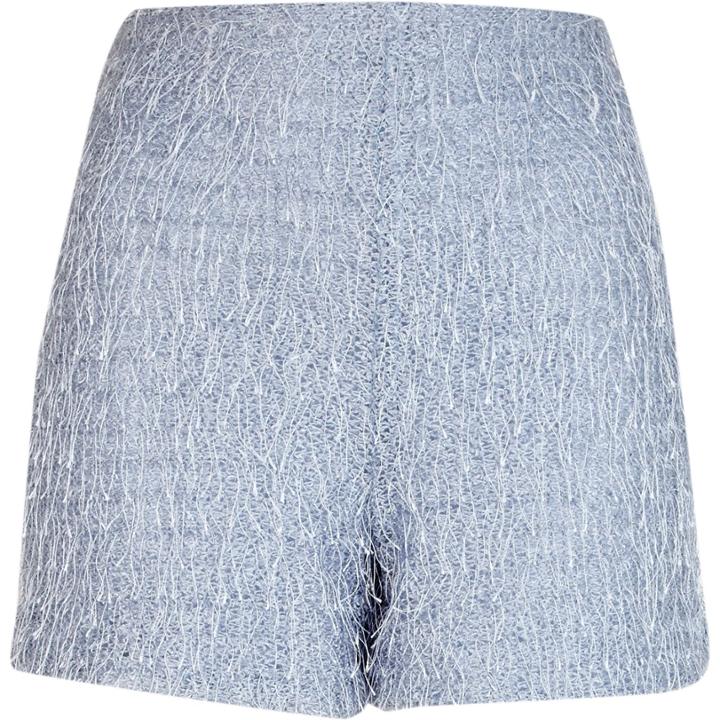 River Island Womens Eyelash Textured Shorts