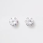 River Island Womens Rose Gold Tone Crown Stud Earrings