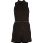 River Island Womens Soft Metallic Romper