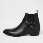 River Island Mens Western Style Leather Boots