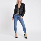 River Island Womens Petite Leopard Print Cami Bodysuit